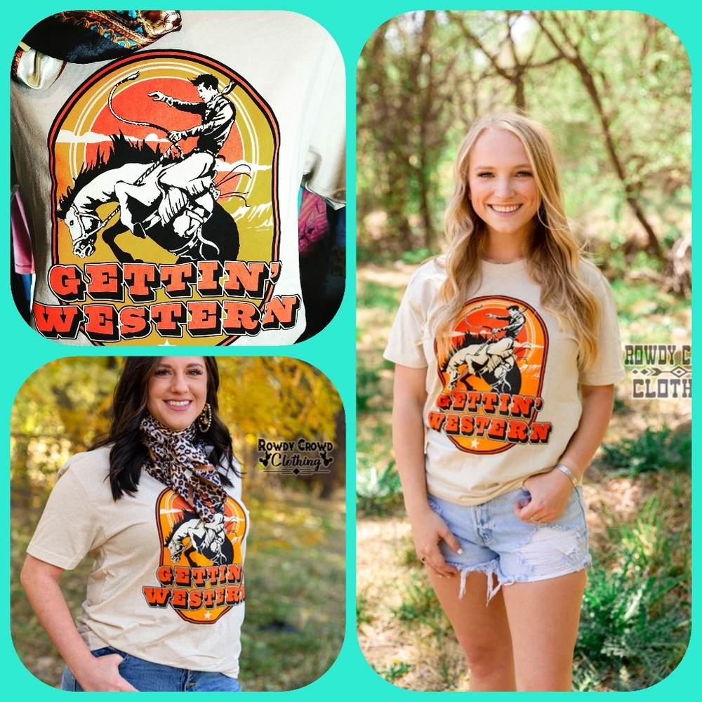 Gettin' Western tee